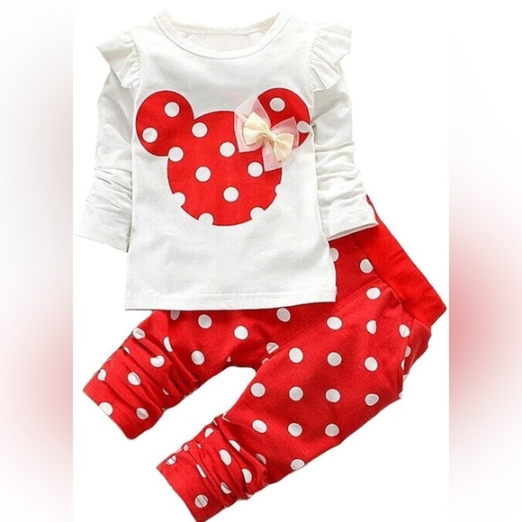 Other - Baby Girl Clothes Infant Outfits Set 2 Pieces Long Sleeved Tops + Pants